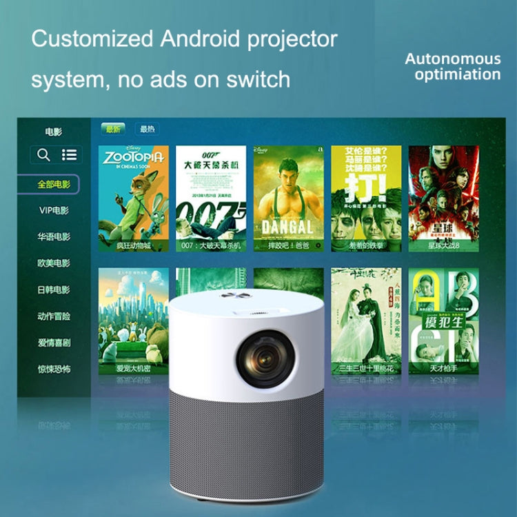 M1 Home Commercial LED Smart HD Projector, Specification: US Plug(Phone with Screen Version) - Consumer Electronics by buy2fix | Online Shopping UK | buy2fix