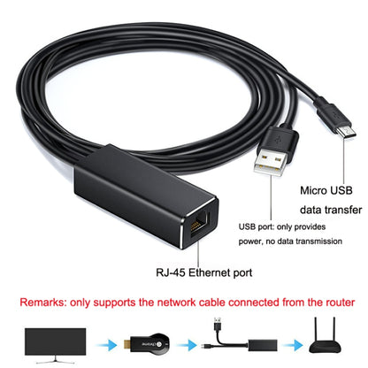 WK1109 Micro USB to RJ45 Network Card For Fire TV Stick - USB Network Adapter by buy2fix | Online Shopping UK | buy2fix