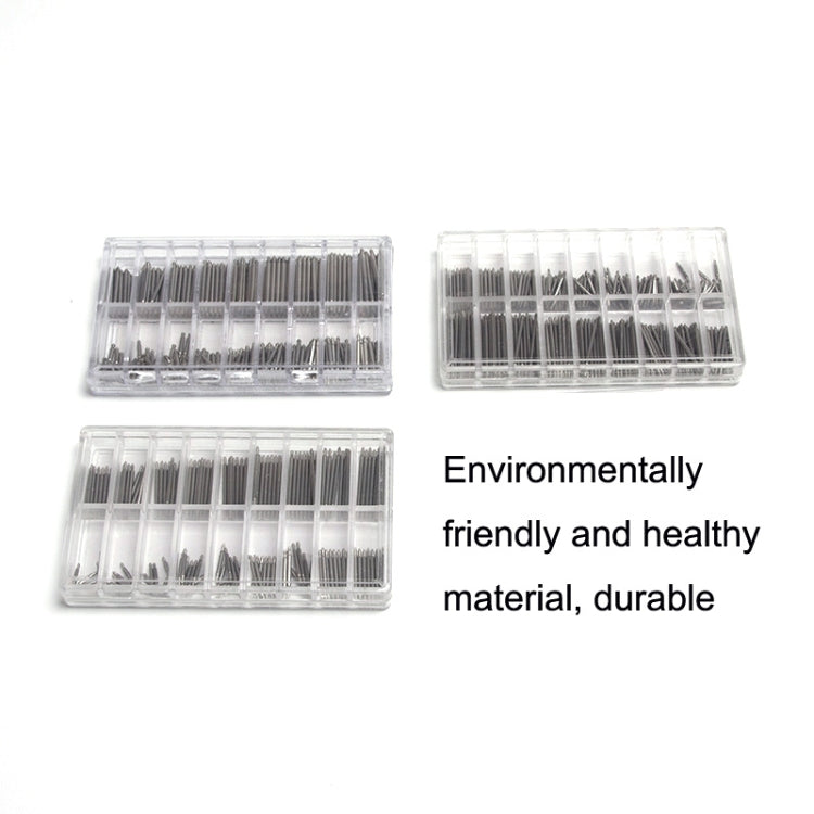 360 PCS / Set with Ear Batch 10-27mm Strap Connecting Shaft Stainless Steel Watch Spring Bar - Watch Accessories & Parts by buy2fix | Online Shopping UK | buy2fix