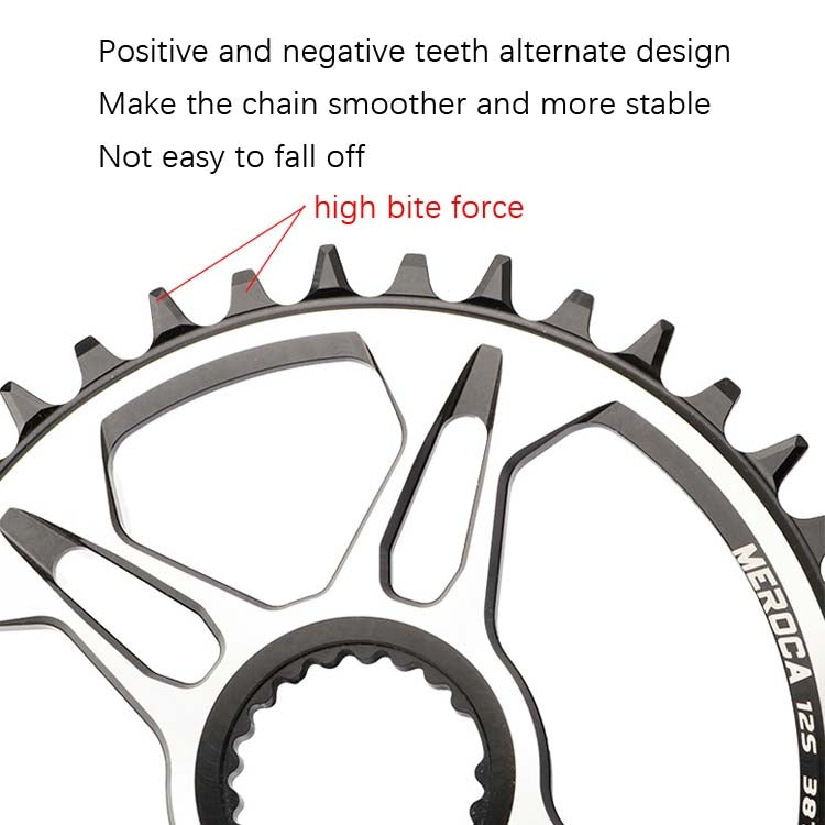 MEROCA Positive And Negative Teeth Repair Disc For Shimano M7100/8100/9100(38T Single Disk) - Bicycle Chains & Rounds by MEROCA | Online Shopping UK | buy2fix