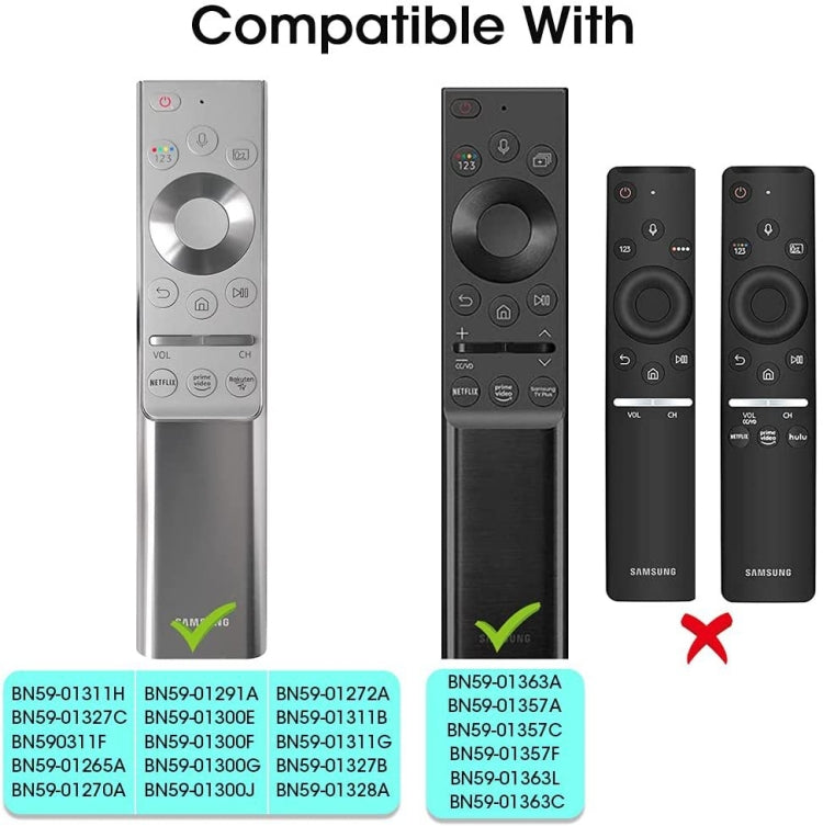 TV Remote Control Silicone Cover for Samsung BN59 Series(Black) - Consumer Electronics by buy2fix | Online Shopping UK | buy2fix