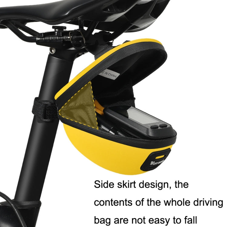 WEST BIKING Bicycle Mini Hardshell Tail Bag Saddle Bag(Yellow) - Bicycle Bags by WEST BIKING | Online Shopping UK | buy2fix