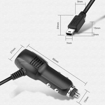 2 PCS Car Charger Fast Charging Driving Recorder Supply Line, Style: 1A+2A(Android Left Bend) - In Car by buy2fix | Online Shopping UK | buy2fix