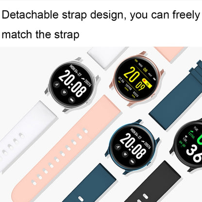 Wearkey KW19 1.3 Inch Blood Pressure Monitoring Smart Watch(Pink) - Smart Wear by Wearkey | Online Shopping UK | buy2fix