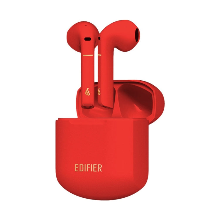 Edifier Z2 Plus Waterproof Touch Wireless Bluetooth Earphnoe(Red) - Bluetooth Earphone by Edifier | Online Shopping UK | buy2fix