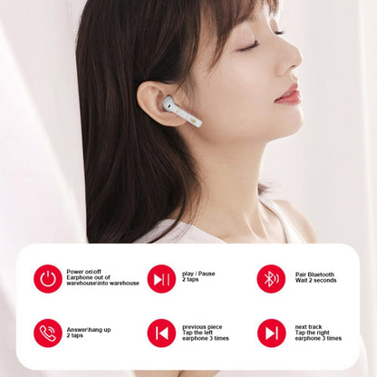 Edifier Z2 Plus Waterproof Touch Wireless Bluetooth Earphnoe(Dolomite White) - Bluetooth Earphone by Edifier | Online Shopping UK | buy2fix