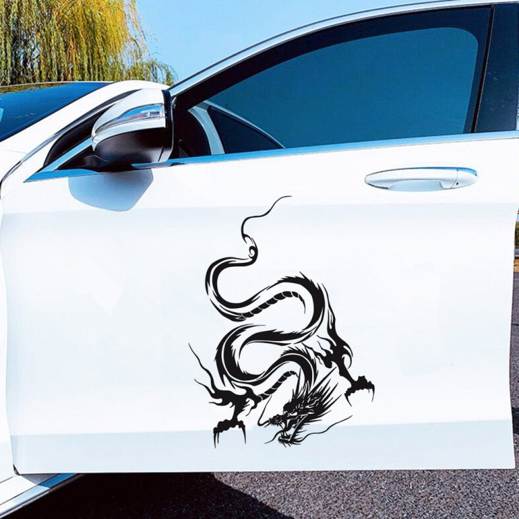 D-131 Dragon Totem Dragon Car Cover Sticker Modified Roof Scratch Sticker(Black) - In Car by buy2fix | Online Shopping UK | buy2fix