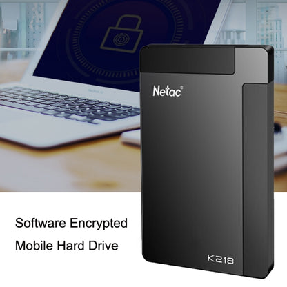 Netac K218 High Speed 2.5 Inch Software Encrypted Mobile Hard Drive, Capacity: 1TB - External Hard Drives by Netac | Online Shopping UK | buy2fix