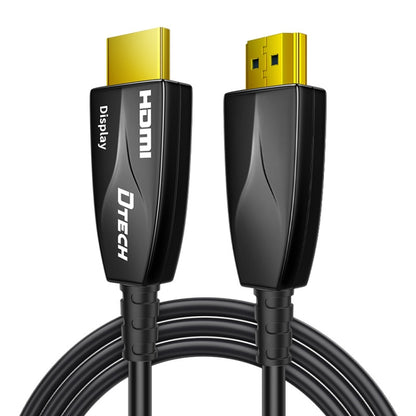 DTECH HDMI 2.0 Version Fiber Optical Line 4K 60Hz Large Screen TV Engineering Wiring, Length: 15m - Cable by DTECH | Online Shopping UK | buy2fix