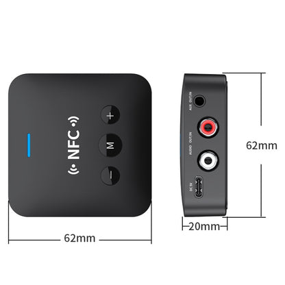 AFK-A10 NFC Bluetooth Receiver Transmitter AUX Car Speaker Receiver - Apple Accessories by buy2fix | Online Shopping UK | buy2fix