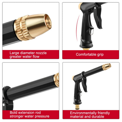 High Pressure Car Wash Hose Telescopic Watering Sprinkler, Style: H2+3 Connector+10m Tube+Foam Pot - In Car by buy2fix | Online Shopping UK | buy2fix