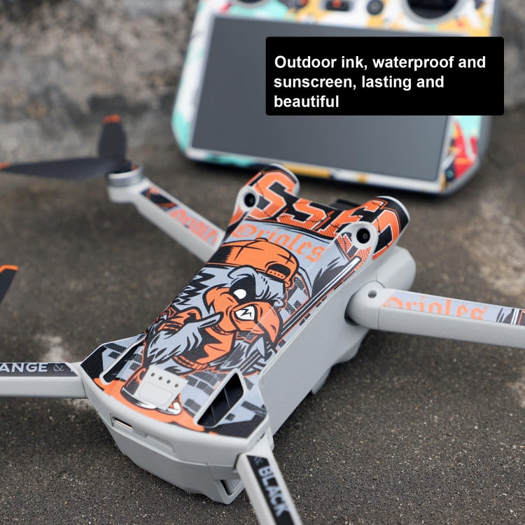 Sunnylife Drone+Remote Control Protective Sticker For DJI Mini 3 Pro RC Version(Rhythm Graffiti) - DJI & GoPro Accessories by Sunnylife | Online Shopping UK | buy2fix