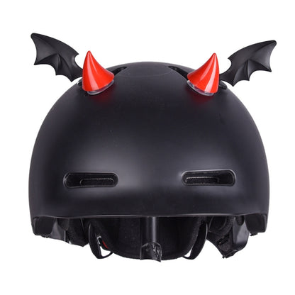 6PCS Motorcycle Helmet Devil Sucker Decoration, Style: Wing (Black) - In Car by buy2fix | Online Shopping UK | buy2fix
