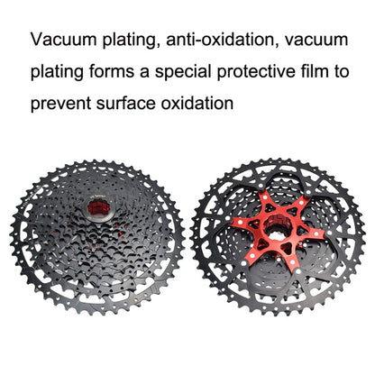 VG Sports Split Mountain Bike Lightweight Cassette Flywheel, Style: 12 Speed 50T (Black) - Outdoor & Sports by VG Sports | Online Shopping UK | buy2fix