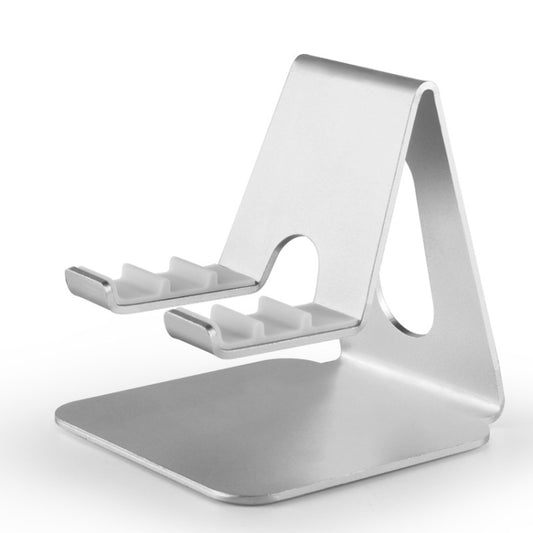 3-gear Adjustable Lazy Metal Mobile Phone Tablet Bracket(Silver) - Desktop Holder by buy2fix | Online Shopping UK | buy2fix