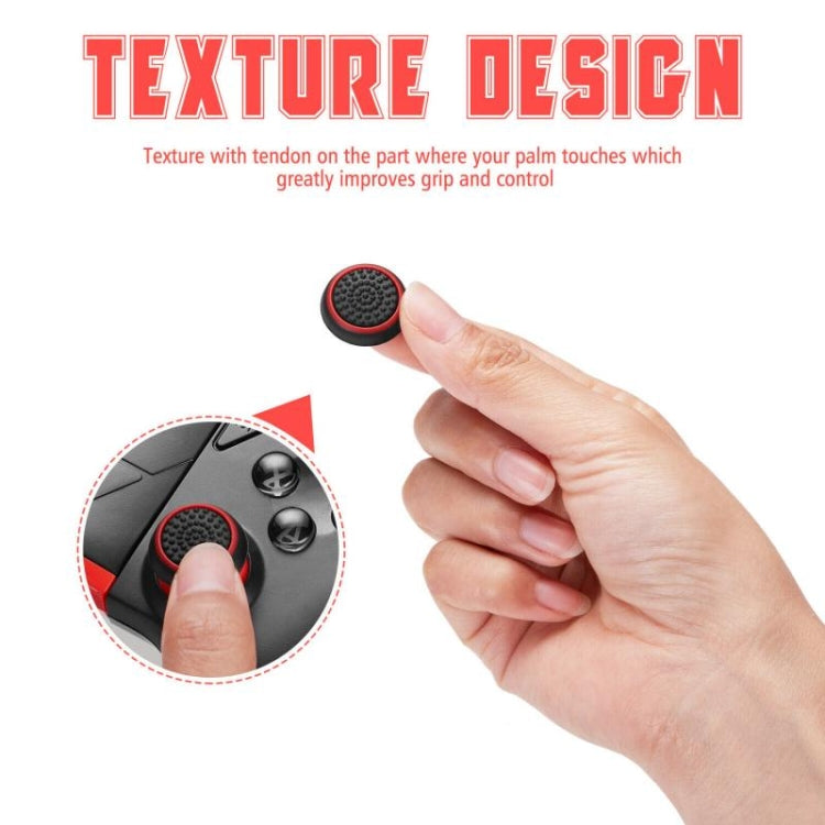 10 PCS Gamepad Silicone Luminous Button Cap Rocker Cap For PS5/PS4/PS3/ONE/360/PRO/series X/S(Black White Circle) - Cases by buy2fix | Online Shopping UK | buy2fix