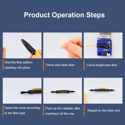 5 PCS L925B Efficient and Stable Optical Fiber Optic Cold Splices - Adapter by buy2fix | Online Shopping UK | buy2fix