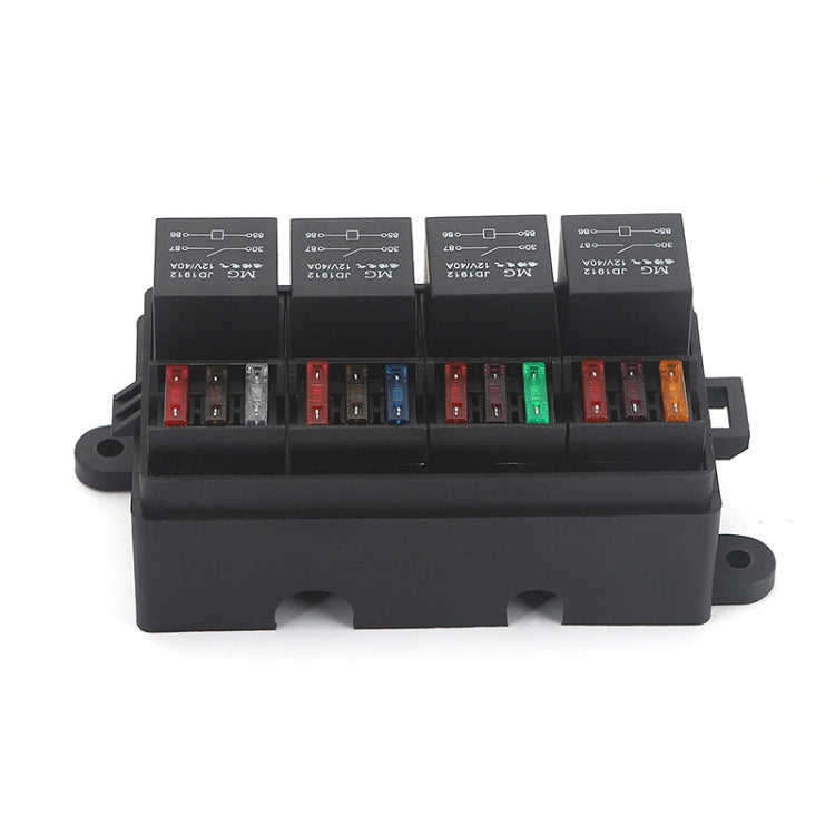 TF008-10 12V 5Pin Relay Car RV Radiography Sound Modified Electromagnetic Insurance Box - In Car by buy2fix | Online Shopping UK | buy2fix