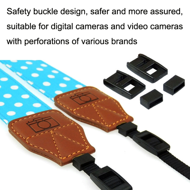 Multi-color Shoulder Neck Strap SLR Retro Camera Shoulder Strap(Blue) - Camera Accessories by buy2fix | Online Shopping UK | buy2fix