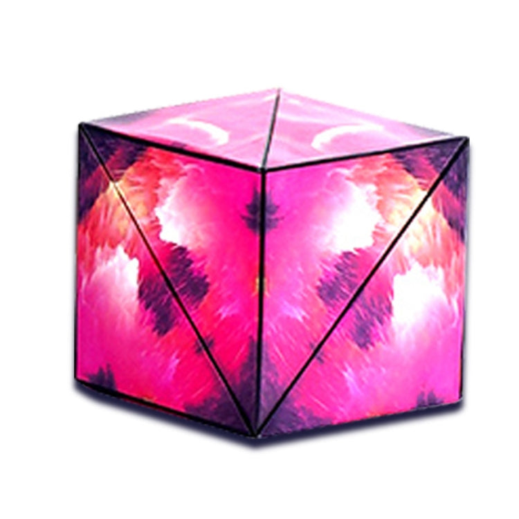 3D Variety Geometry Alien Magic Cube Magnetic Logic Thinking Children Educational Toys(Flame Red) - Magic Cubes by buy2fix | Online Shopping UK | buy2fix