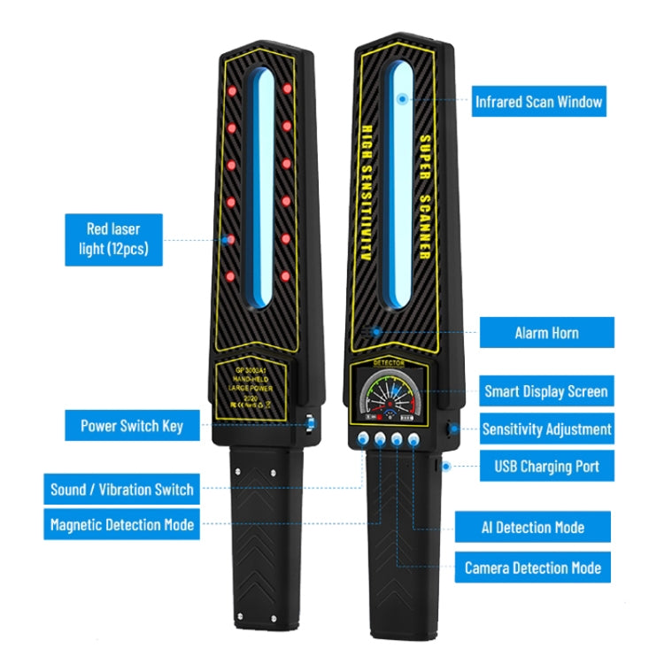 S699 Signal Detector Anti-candid Shooting Anti-eavesdropping GPS Scanning Detector - RF Signal Detector by buy2fix | Online Shopping UK | buy2fix