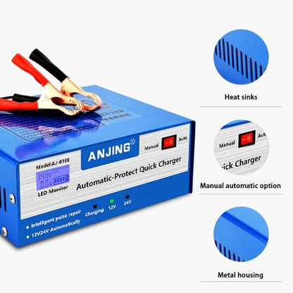 ANJING AJ-618E Battery Charger Car Battery Repairer, Model: US Plug - In Car by buy2fix | Online Shopping UK | buy2fix