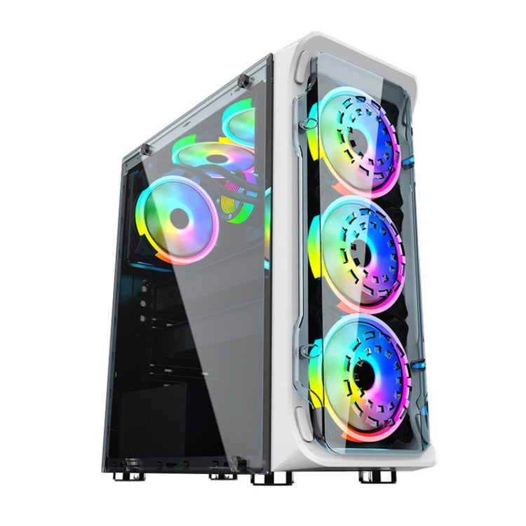 Computer CPU RGB luminous Radiator 1 Fan+Remote Control - Computer & Networking by buy2fix | Online Shopping UK | buy2fix