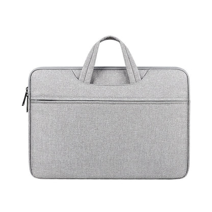 ST01 Large-Capacity Waterproof Shock-Absorbing Laptop Handbag, Size: 13.3 inches(Grey) - 13.3 inch by buy2fix | Online Shopping UK | buy2fix