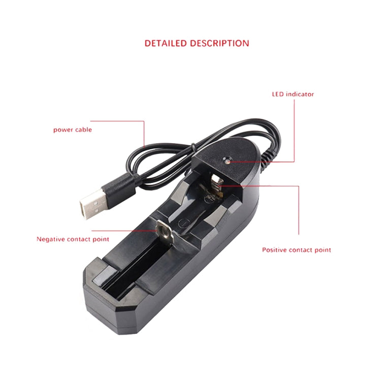 3 PCS BMAX 18650 Lithium Battery Single Slot USB Charger - Consumer Electronics by BMAX | Online Shopping UK | buy2fix