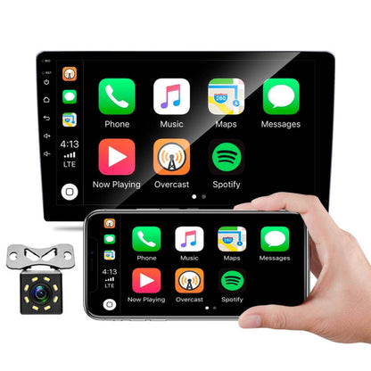 C7001 7 inch Touch Screen Built-In CarPlay Car MP5 Player, Style: Standard+8 Light Camera - In Car by buy2fix | Online Shopping UK | buy2fix