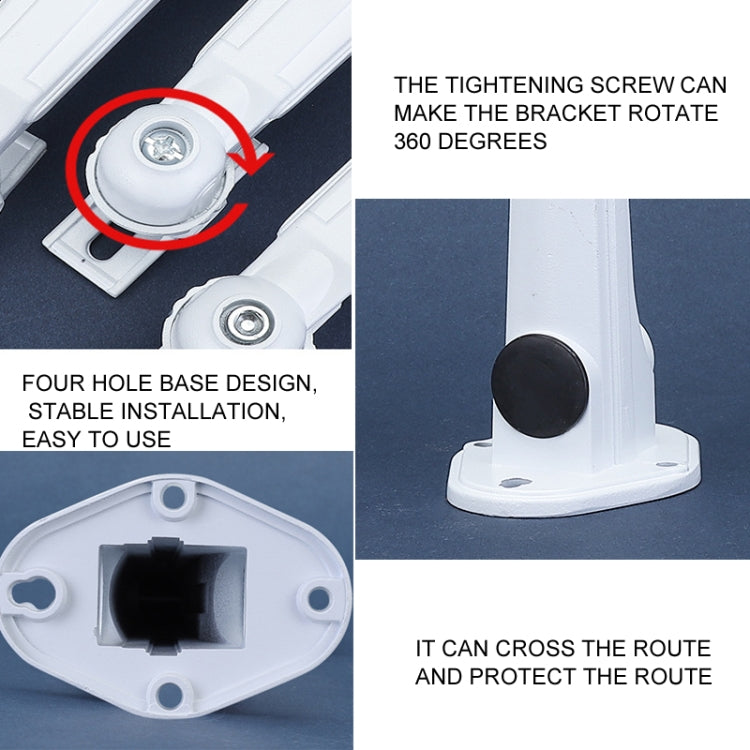 For Hikvision Security Camera 3pcs Aluminum Mounting Bracket(1212) - Security by buy2fix | Online Shopping UK | buy2fix