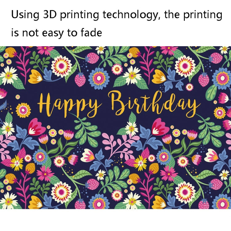 1.5m x 1m Flower Series Happy Birthday Party Photography Background Cloth(Msd00712) - Camera Accessories by buy2fix | Online Shopping UK | buy2fix