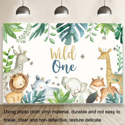 MDN09919 1.5m x 1m Animal Forest Cartoon Birthday Party Banquet Decoration Photo Background Cloth - Camera Accessories by buy2fix | Online Shopping UK | buy2fix