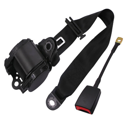 Universal 3-point Car Retrofit Seat Belt With Emergency Locking(Iron Bar Latch) - In Car by buy2fix | Online Shopping UK | buy2fix