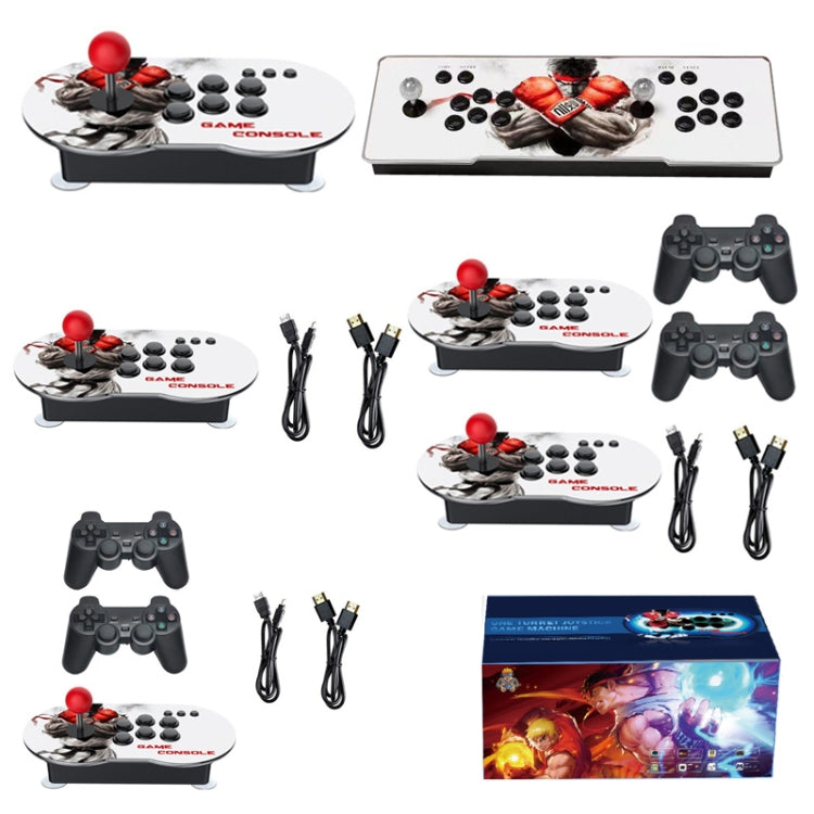 MANTE1 MT6 TV Console Game Joystick Turret HD 4K Game 4 Persons 32G Separating Machine+Wireless Handle+Splitter - Pocket Console by MANTE1 | Online Shopping UK | buy2fix