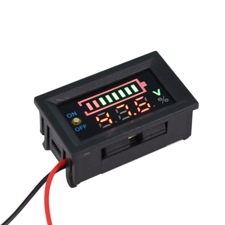 229TY 7-100V Electric Car Lithium Battery Voltage Power Meter Display Switch - Consumer Electronics by buy2fix | Online Shopping UK | buy2fix