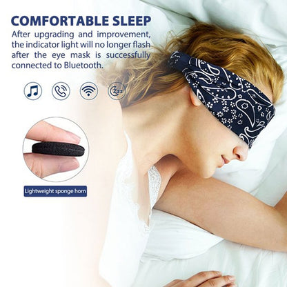 Sleep Headphones Wireless Headband for Training Yoga Running Sleeping Meditation(Deep Blue) - Eye Masks by buy2fix | Online Shopping UK | buy2fix