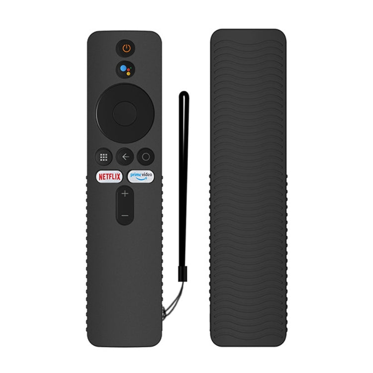 For Xiaomi 4K TV Stick Y48 Remote Control Anti-Drop Silicone Protective Cover(Black) - Consumer Electronics by buy2fix | Online Shopping UK | buy2fix