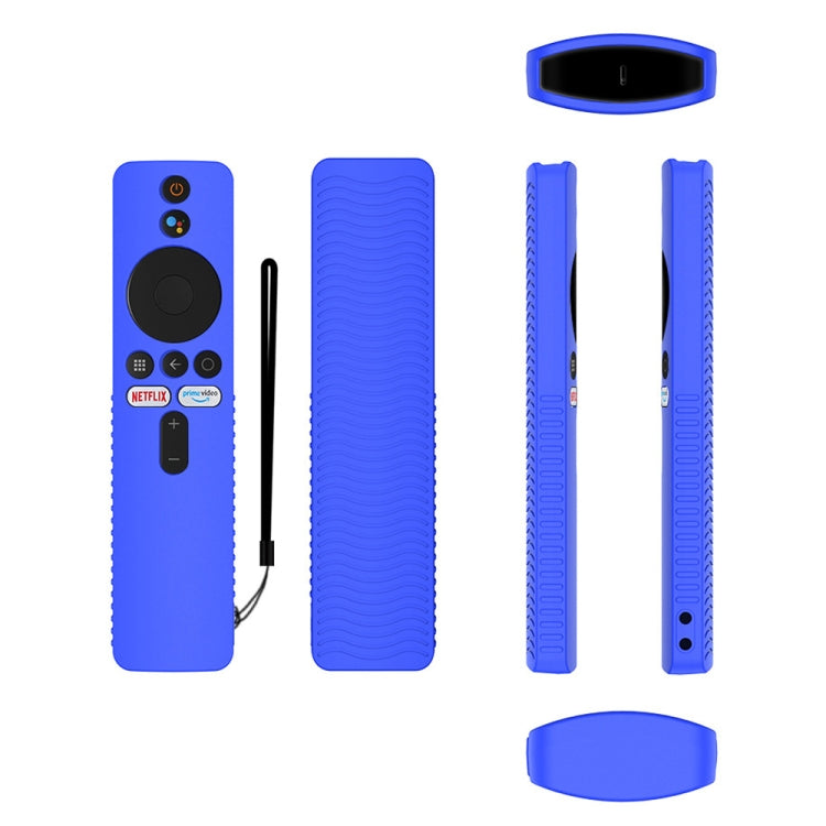 For Xiaomi 4K TV Stick Y48 Remote Control Anti-Drop Silicone Protective Cover(Blue) - Consumer Electronics by buy2fix | Online Shopping UK | buy2fix