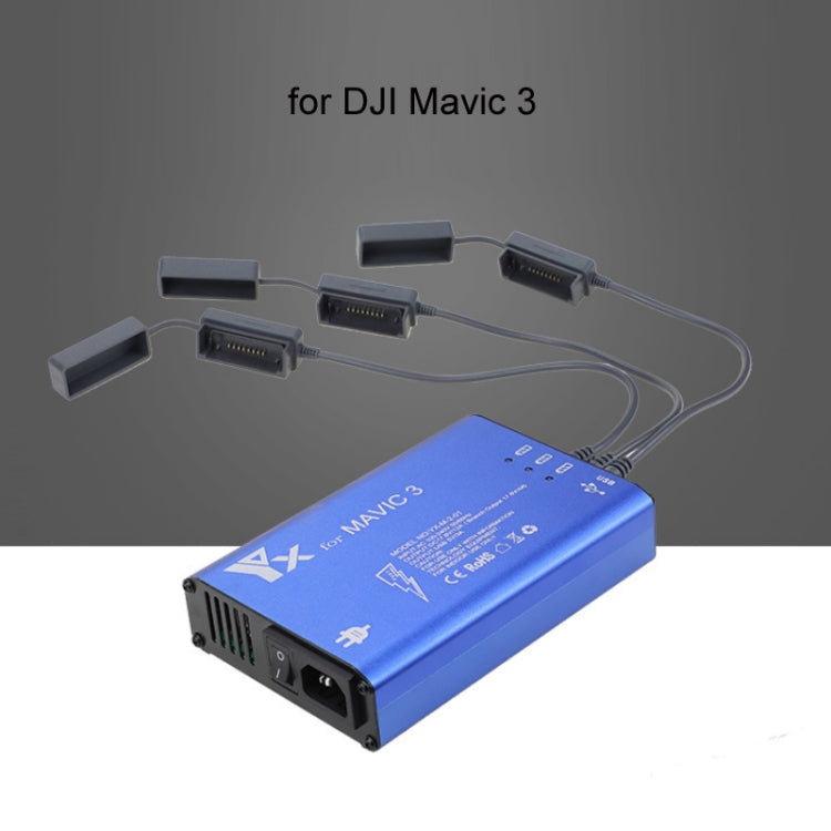 for DJI Mavic 3 YX 1 to 5 Charger With Switch(EU Plug) - DJI & GoPro Accessories by buy2fix | Online Shopping UK | buy2fix