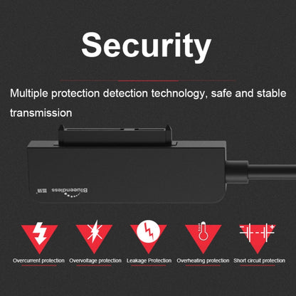 Blueendless US25 2.5/3.5 Inch HDD Adapter Cable USB3.0/Type-C To SATA Drive Cable, Spec: Type-C - USB to IDE / SATA by Blueendless | Online Shopping UK | buy2fix
