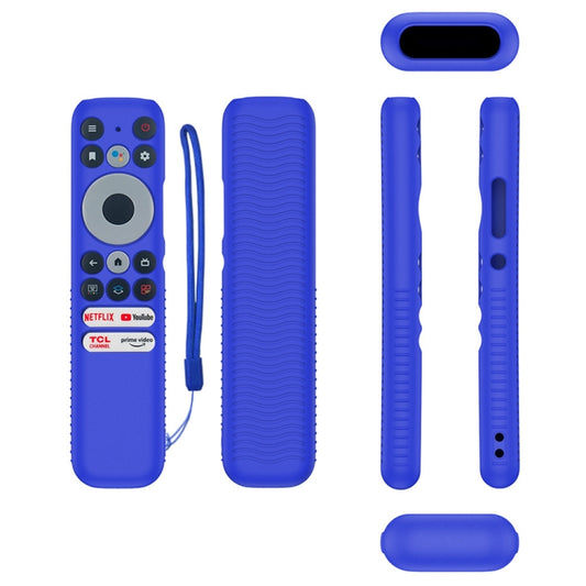 For TCL RC902N FMR1 Y47 TV Remote Control Anti-Drop Silicone Case(Blue) - Consumer Electronics by buy2fix | Online Shopping UK | buy2fix