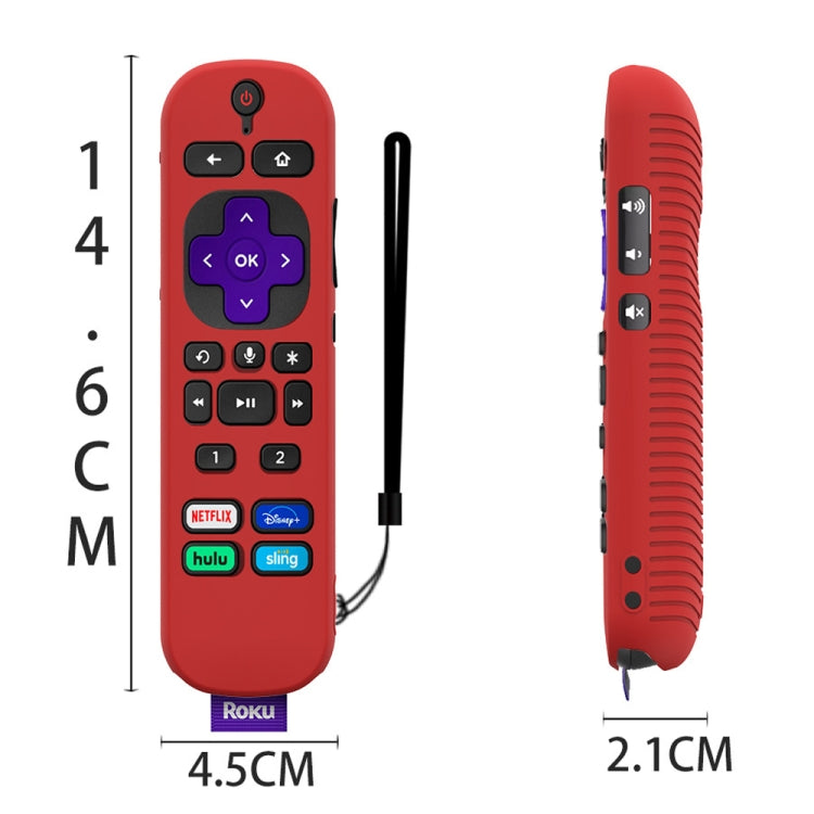 For TCL Roku Voice Remote Pro Y30 Remote Control Shockproof Silicone Protective Case(Orange) - Consumer Electronics by buy2fix | Online Shopping UK | buy2fix