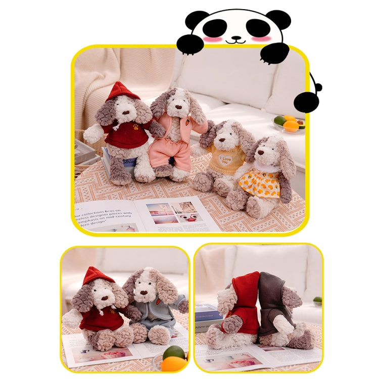 Cute Dressing Teddy Plush Toys Decorative Gift Plush Doll, Color: Coffee Sweater - Soft Toys by buy2fix | Online Shopping UK | buy2fix