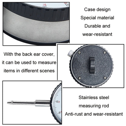 0.01mm High-precision Large Dial Pointer Dial Indicator, Specification: 0-30mm - Consumer Electronics by buy2fix | Online Shopping UK | buy2fix