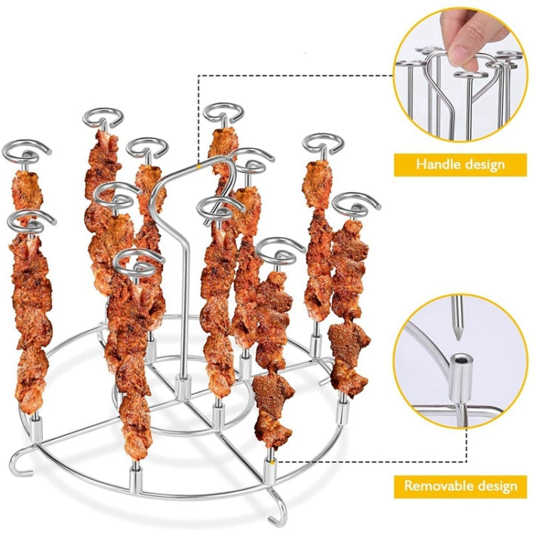 6QT Skewer Stand Grill Dehydrator Rack Air Fryer Accessories - Kitchen Machine Accessories by buy2fix | Online Shopping UK | buy2fix