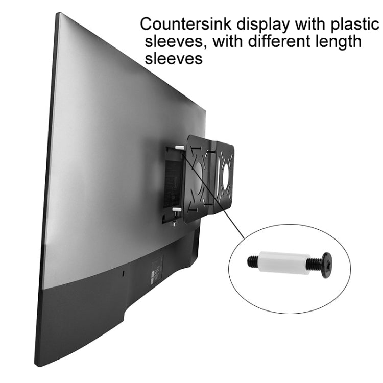 Computer Monitor VESA Connection Bracket Router Tablet Fixed Bracket(Black) - Consumer Electronics by buy2fix | Online Shopping UK | buy2fix