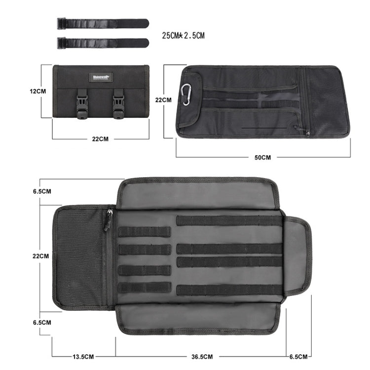 Rhinowalk MT103 Motorcycle Maintenance Tool Storage Bag Portable Repair Kit Bag(Green) - Bags & Luggages by Rhinowalk | Online Shopping UK | buy2fix