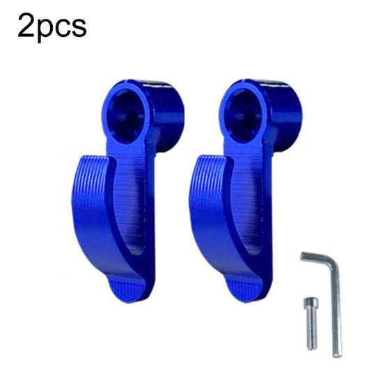 2pcs Motorcycle Modified Helmet Hook Scooter Side Storage Hook(Blue) - In Car by buy2fix | Online Shopping UK | buy2fix