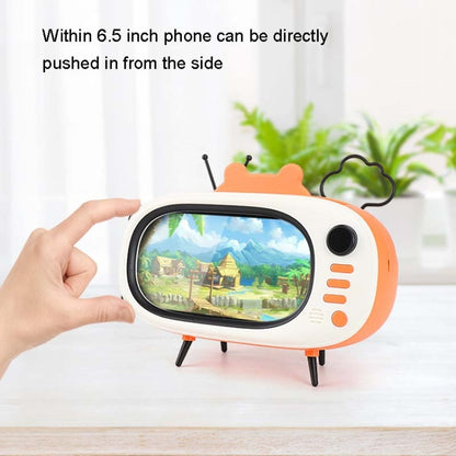 MHT739 With Light Retro TV Shape Phone Stand Desktop Lazy Stand, Color Random Delivery - Desktop Holder by buy2fix | Online Shopping UK | buy2fix